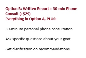 Option B Report with Goat HTMA